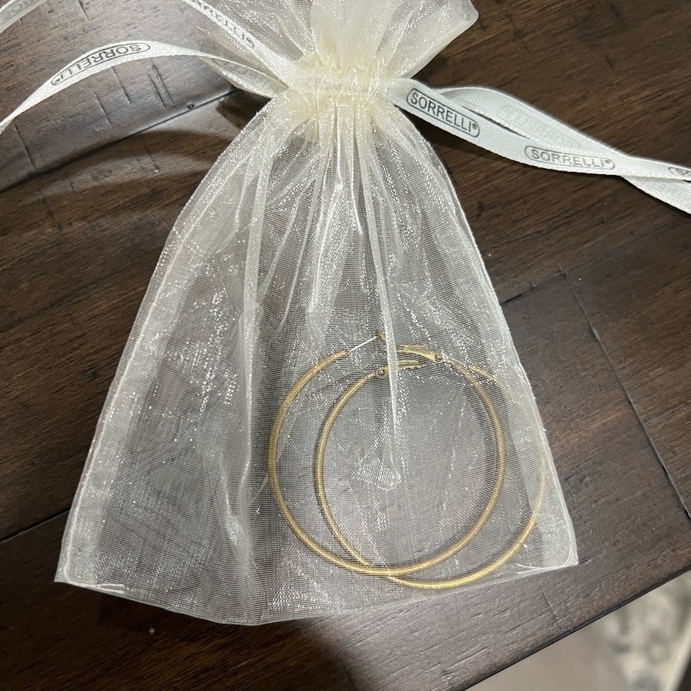 Sorrelli gold hoops